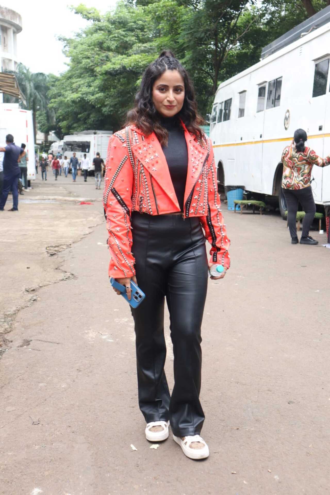 Aishwarya Sharma was at the finale episode's shoot in Mumbai